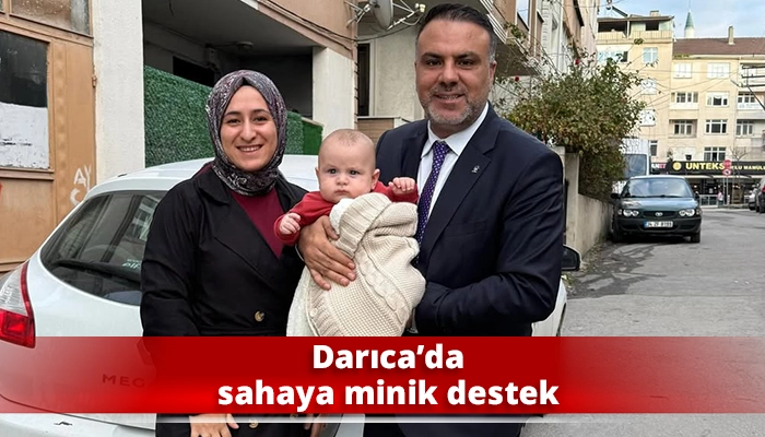 Darıca&rsquo;da sahaya minik destek