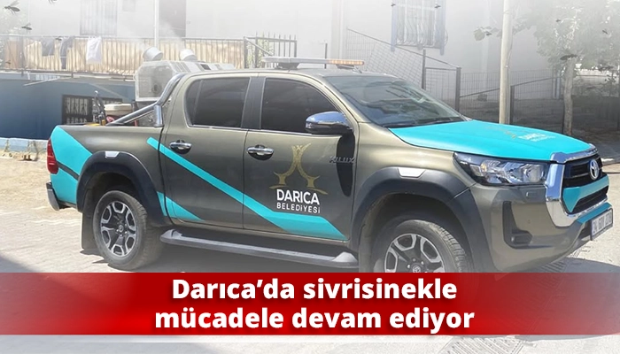 Darıca’da sivrisinekle mücadele devam ediyor