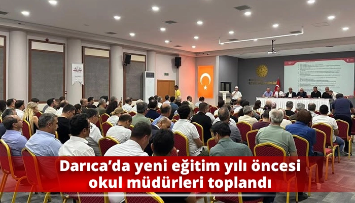 Darıca&rsquo;da yeni eğitim yılı &ouml;ncesi okul m&uuml;d&uuml;rleri toplandı