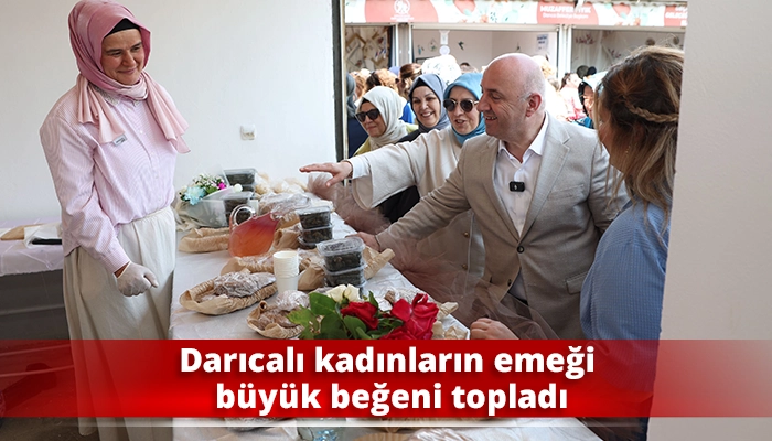 Darıcalı kadınların emeği büyük beğeni topladı
