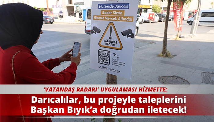 Darıcalılar, bu projeyle taleplerini Başkan Bıyık’a doğrudan iletecek!