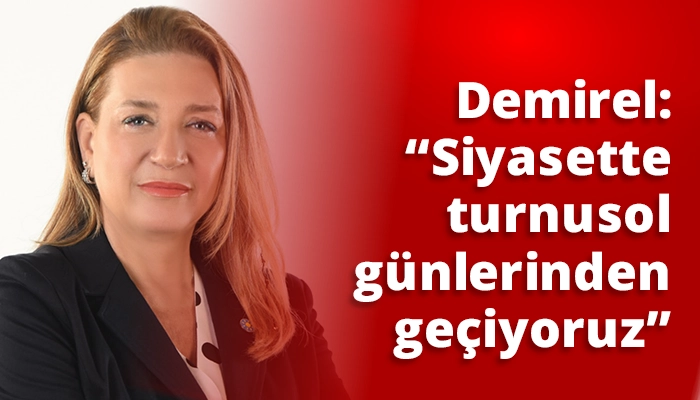 Demirel, “Siyasette turnusol günlerinden geçiyoruz”