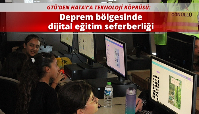 Deprem b&ouml;lgesinde dijital eğitim seferberliği