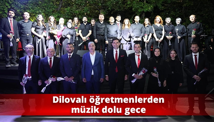 Dilovalı öğretmenlerden müzik dolu gece