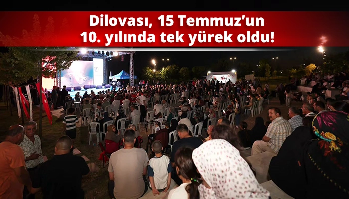 Dilovası, 15 Temmuz&rsquo;un 10. yılında tek y&uuml;rek oldu!