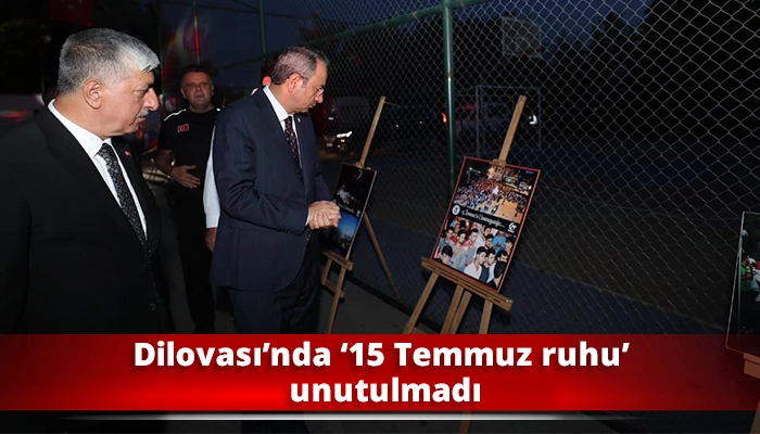 Dilovası’nda ‘15 Temmuz ruhu’ unutulmadı