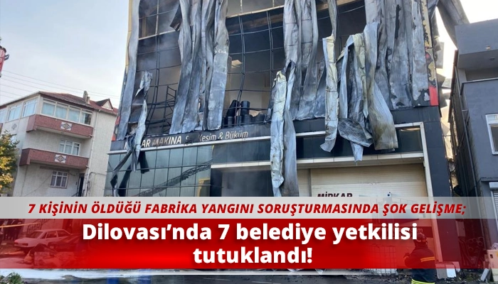 Dilovası&rsquo;nda 7 belediye yetkilisi tutuklandı!