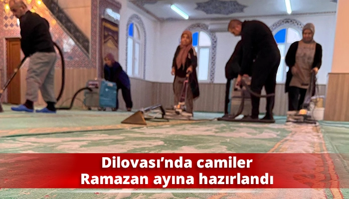 Dilovası&rsquo;nda camiler Ramazan ayına hazırlandı