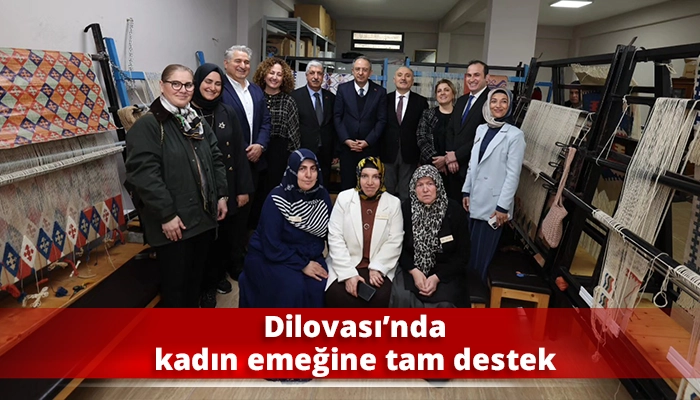 Dilovası&rsquo;nda kadın emeğine tam destek