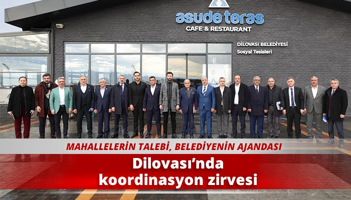 Dilovası&rsquo;nda koordinasyon zirvesi