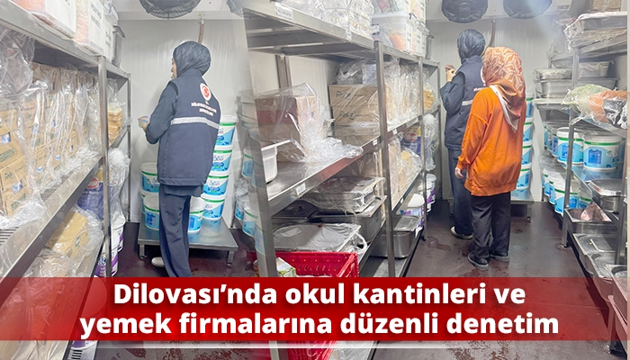 Dilovası&rsquo;nda okul kantinleri ve yemek firmalarına d&uuml;zenli denetim