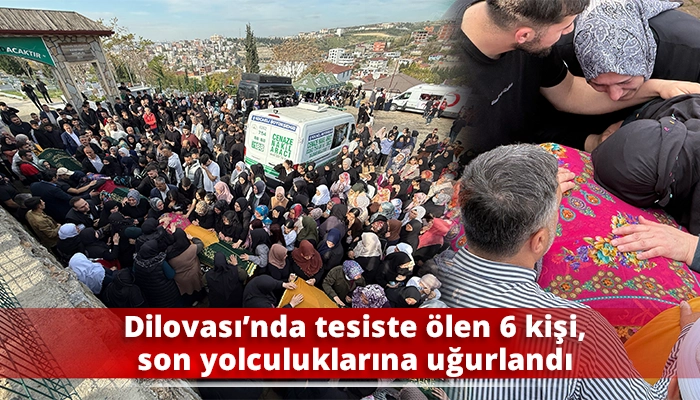Dilovası’nda tesiste ölen 6 kişi, son yolculuklarına uğurlandı