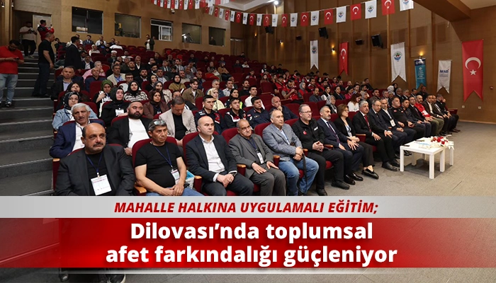 Dilovası&rsquo;nda toplumsal afet farkındalığı g&uuml;&ccedil;leniyor
