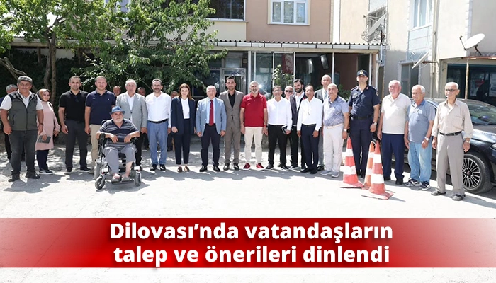 Dilovası&rsquo;nda vatandaşların talep ve &ouml;nerileri dinlendi
