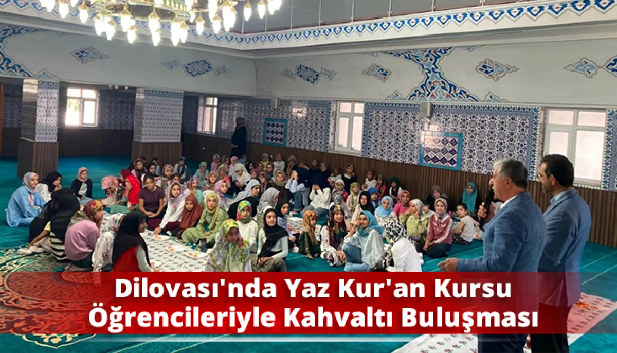 Dilovası'nda Yaz Kur'an Kursu &Ouml;ğrencileriyle Kahvaltı Buluşması