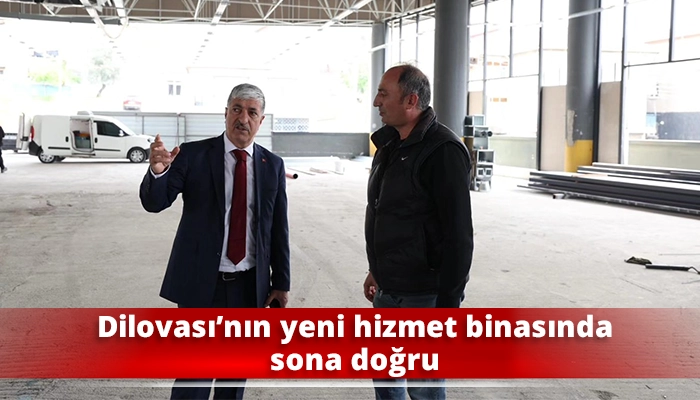 Dilovası&rsquo;nın yeni hizmet binasında sona doğru