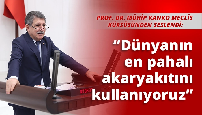 &ldquo;D&uuml;nyanın en pahalı akaryakıtını kullanıyoruz&rdquo;