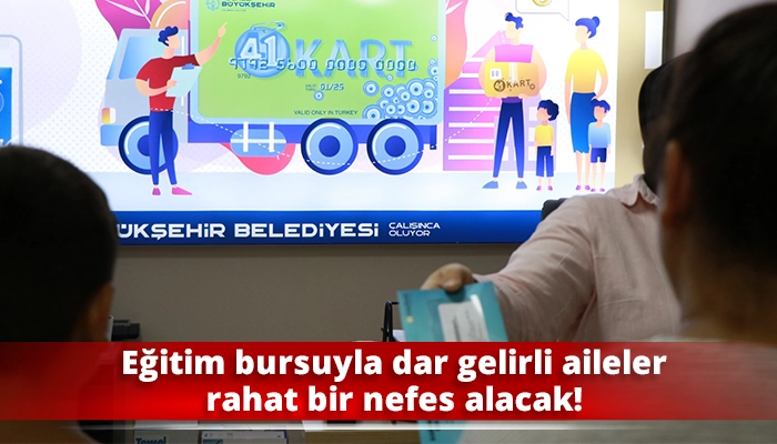 Eğitim bursuyla dar gelirli aileler rahat bir nefes alacak!