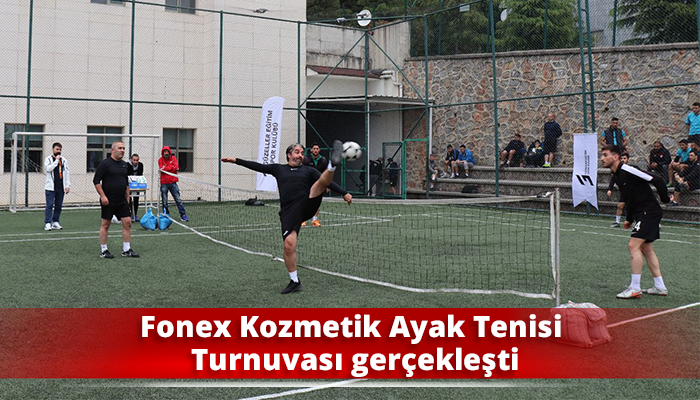 Fonex Kozmetik Ayak Tenisi Turnuvası gerçekleşti