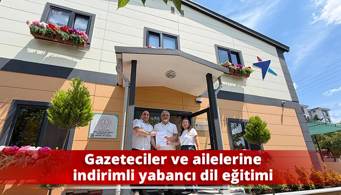 Gazeteciler ve ailelerine indirimli yabancı dil eğitimi
