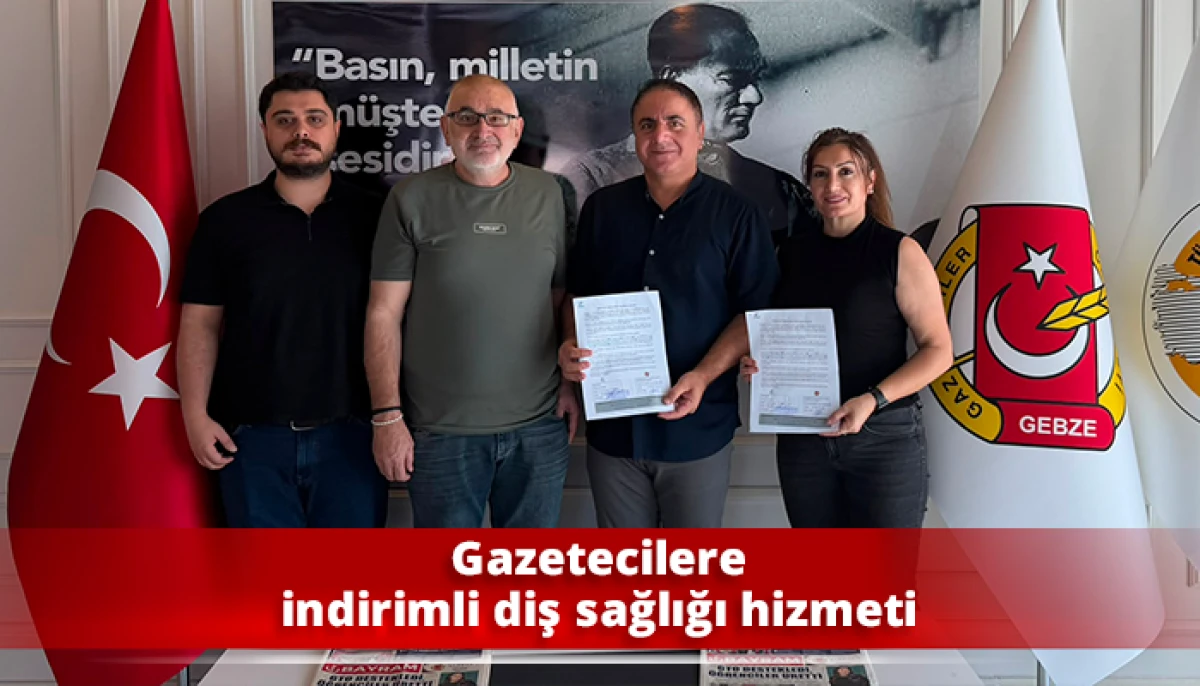 Gazetecilere indirimli diş sağlığı hizmeti