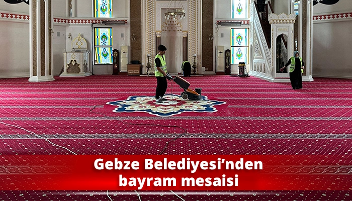 Gebze Belediyesi’nden bayram mesaisi