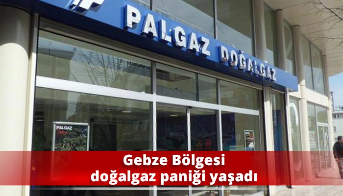 Gebze Bölgesi doğalgaz paniği yaşadı
