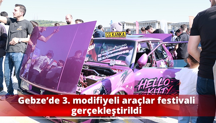 Gebze&rsquo;de 3. modifiyeli ara&ccedil;lar festivali ger&ccedil;ekleştirildi