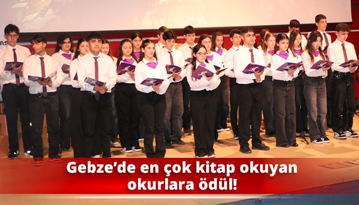 Gebze’de en çok kitap okuyan okurlara ödül!