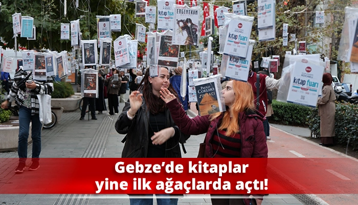 Gebze’de kitaplar yine ilk ağaçlarda açtı!