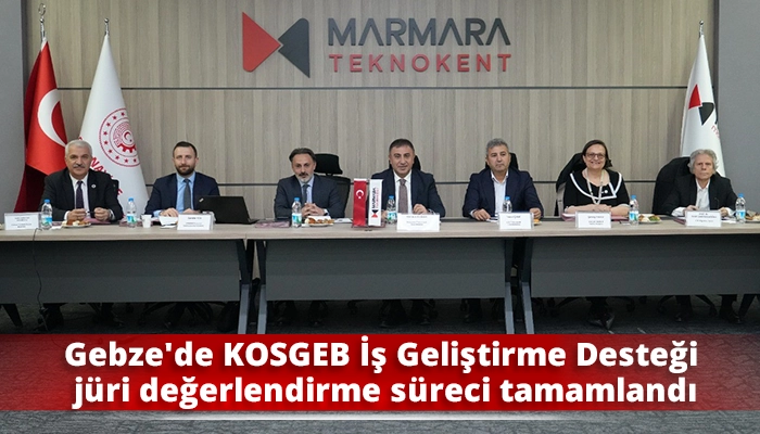 Gebze'de KOSGEB İş Geliştirme Desteği j&uuml;ri değerlendirme s&uuml;reci tamamlandı