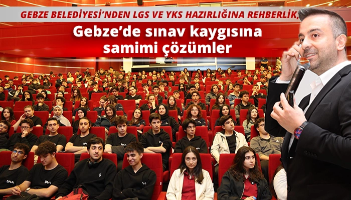 Gebze&rsquo;de sınav kaygısına samimi &ccedil;&ouml;z&uuml;mler