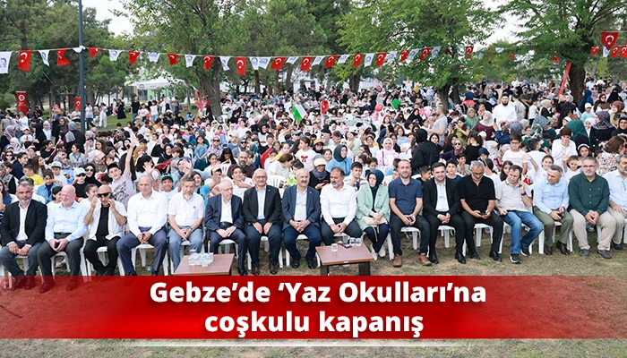 Gebze&rsquo;de &lsquo;Yaz Okulları&rsquo;na coşkulu kapanış