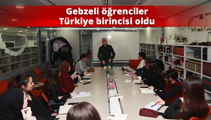 Gebzeli &ouml;ğrenciler T&uuml;rkiye birincisi oldu