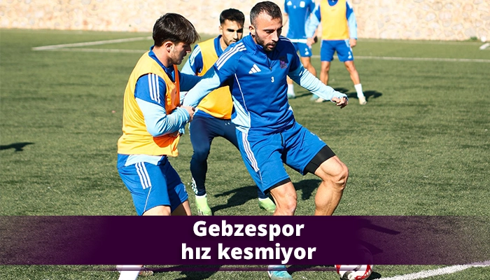Gebzespor hız kesmiyor
