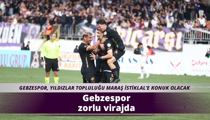 Gebzespor zorlu virajda