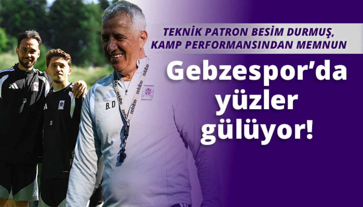 Gebzespor&rsquo;da y&uuml;zler g&uuml;l&uuml;yor!