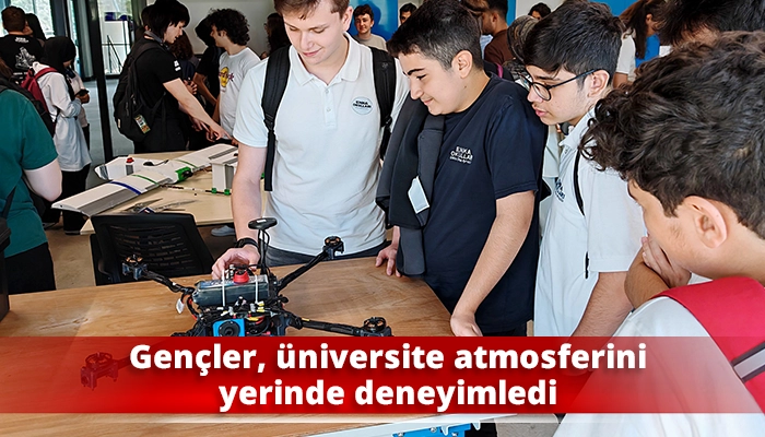 Gençler, üniversite atmosferini yerinde deneyimledi