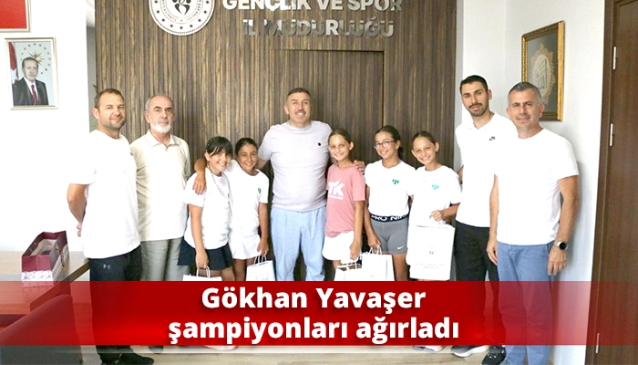 G&ouml;khan Yavaşer şampiyonları ağırladı