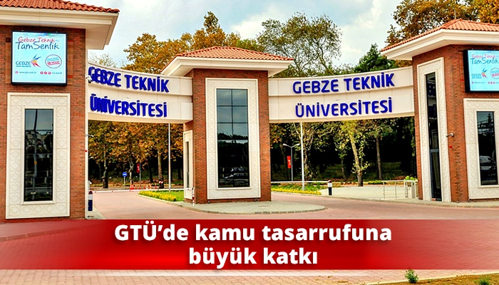 GTÜ’de kamu tasarrufuna büyük katkı