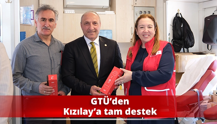 GT&Uuml;&rsquo;den Kızılay&rsquo;a tam destek