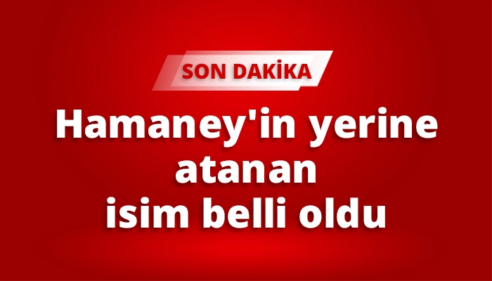 Hamaney'in yerine atanan isim belli oldu