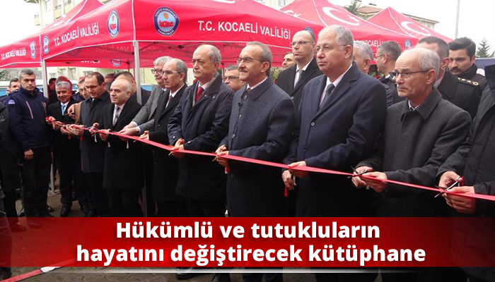 Hükümlü ve tutukluların hayatını değiştirecek kütüphane