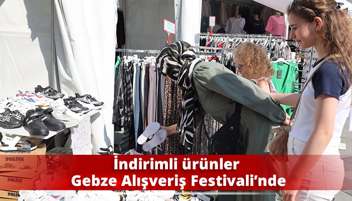 İndirimli ürünler Gebze Alışveriş Festivali’nde