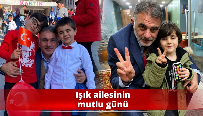 Işık ailesinin mutlu günü