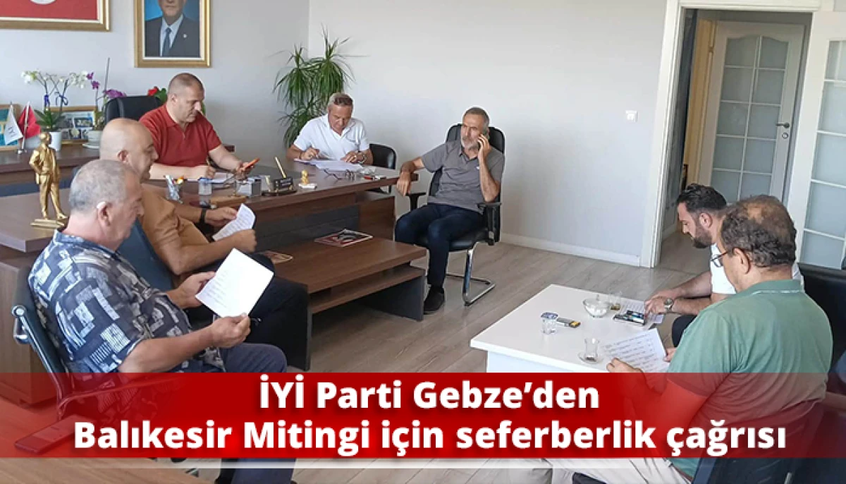İYİ Parti Gebze&rsquo;den Balıkesir Mitingi i&ccedil;in seferberlik &ccedil;ağrısı