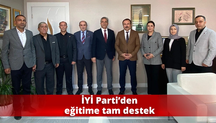 İYİ Parti&rsquo;den eğitime tam destek