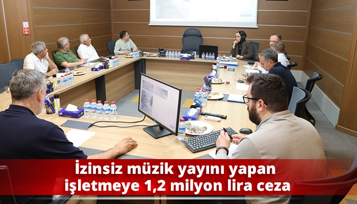 İzinsiz m&uuml;zik yayını yapan işletmeye 1,2 milyon lira ceza
