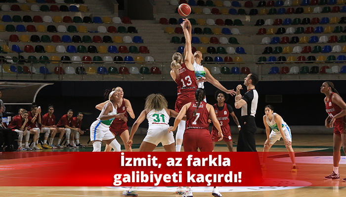 İzmit, az farkla galibiyeti kaçırdı!