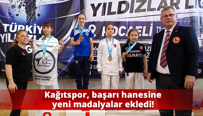 Kağıtspor, başarı hanesine yeni madalyalar ekledi!